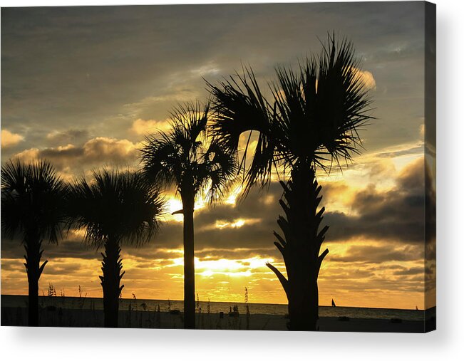 Florida Acrylic Print featuring the photograph Treasure Island Sunset by Robert Wilder Jr
