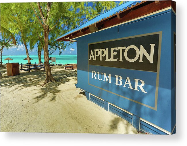 Beach Acrylic Print featuring the photograph Tropical Rum Bar by Dillon Kalkhurst