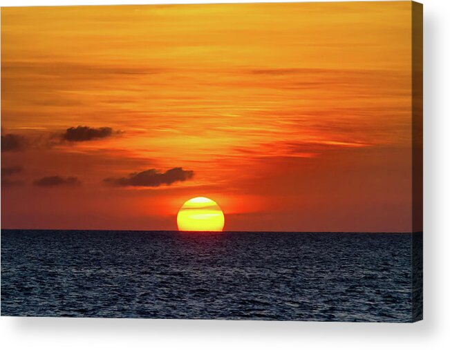 Travel Acrylic Print featuring the photograph Tropical Sunset by Arthur Dodd