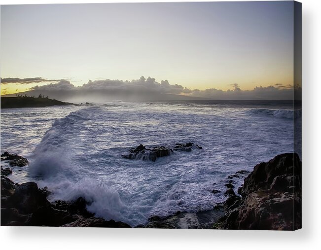 Tropical Sunset Acrylic Print featuring the photograph Tropical Sunset by Steven Michael