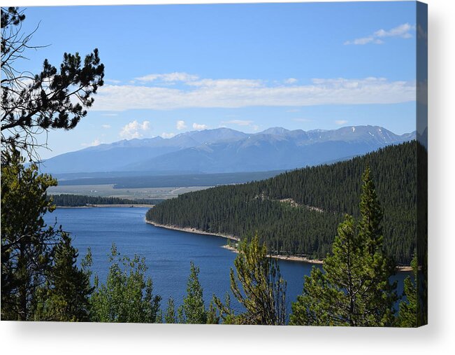 Turquoise_lake Acrylic Print featuring the photograph Turquoise Lake Leadville CO by Margarethe Binkley