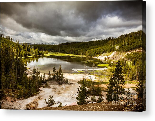 Twin Acrylic Print featuring the photograph Twin Lake by Robert Bales