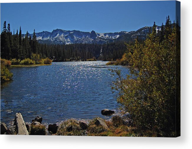 Twin Lakes Acrylic Print featuring the photograph Twin Lakes by Ben Prepelka