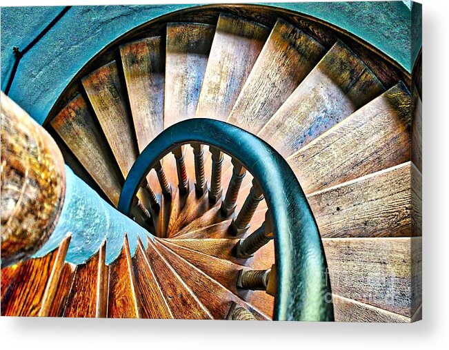 Blue Acrylic Print featuring the photograph Twisted Blues by Phil Cappiali Jr