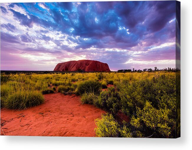 Uluru Acrylic Print featuring the photograph Uluru by U Schade