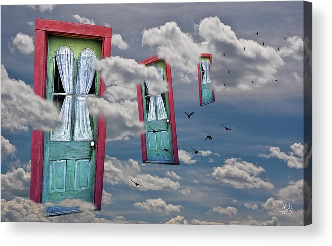 Altered Reality Acrylic Print featuring the photograph Unattached by Debra Boucher