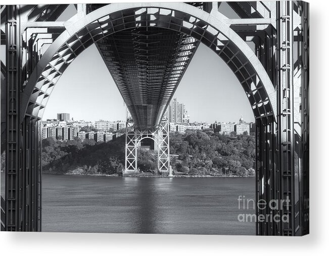 Clarence Holmes Acrylic Print featuring the photograph Underneath the George Washington Bridge III by Clarence Holmes