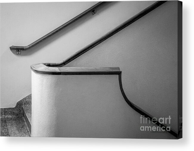 Aau Acrylic Print featuring the photograph University of California Los Angeles Murphy Hall Stairway by University Icons