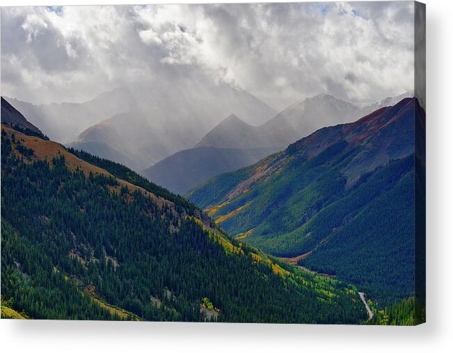 Mountains Acrylic Print featuring the photograph Through the Veil by Jeremy Rhoades