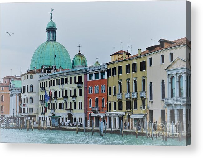  Acrylic Print featuring the photograph Venice in winter by Marina Usmanskaya