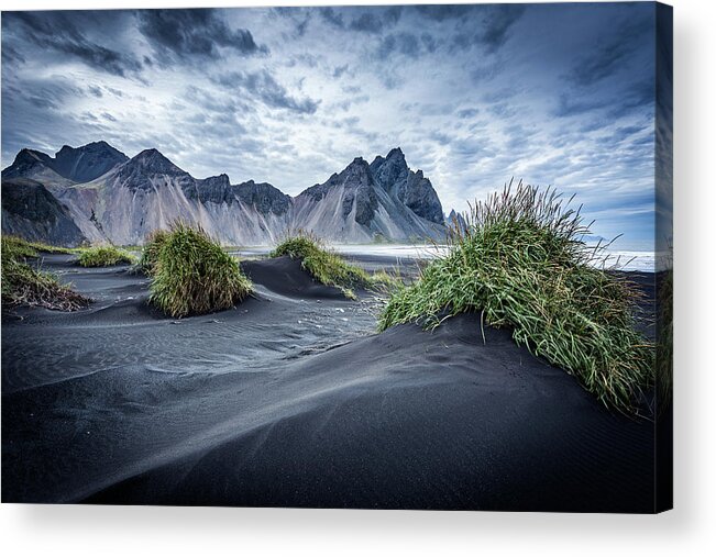 Alone Acrylic Print featuring the photograph Vestrahorn, Iceland by Francesco Riccardo Iacomino