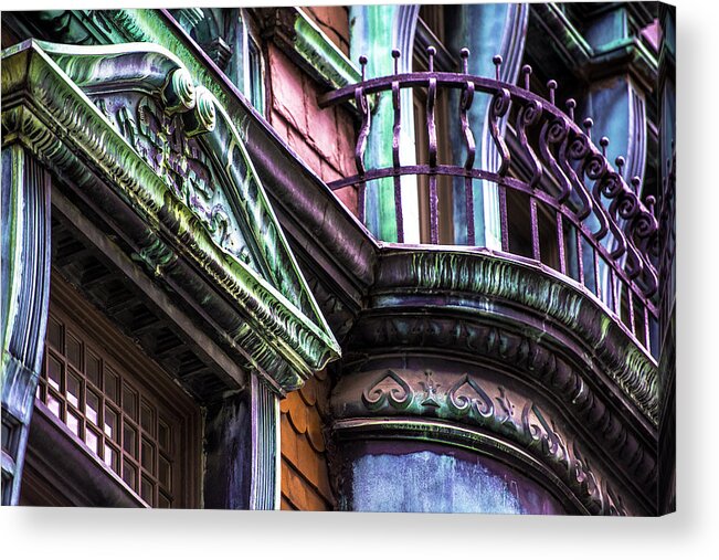  Acrylic Print featuring the photograph Victorian on Rush v2 by Raymond Kunst