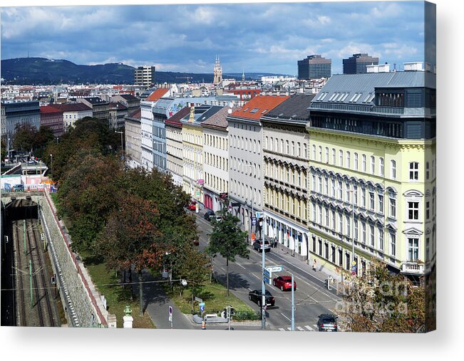 Chritian Slanec Acrylic Print featuring the photograph Vienna Beltway by Christian Slanec