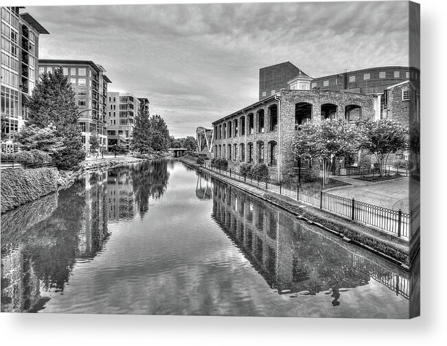 Swamp Rabbit Acrylic Print featuring the photograph View from the Swamp Rabbit Bridge by Blaine Owens