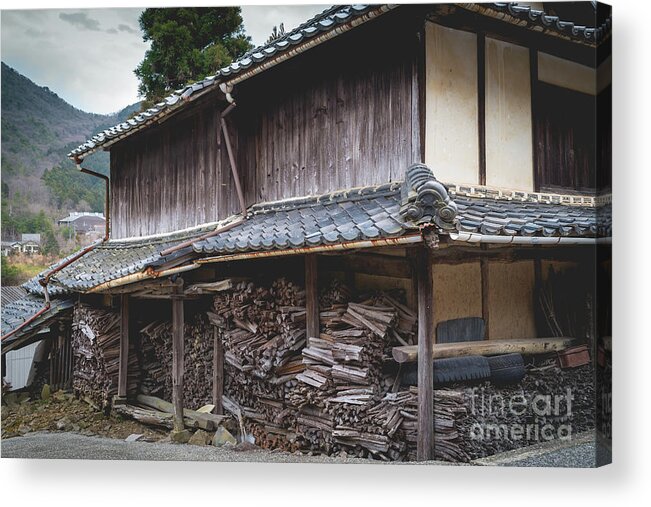 Pottery Acrylic Print featuring the photograph Village Pottery, Japan by Perry Rodriguez