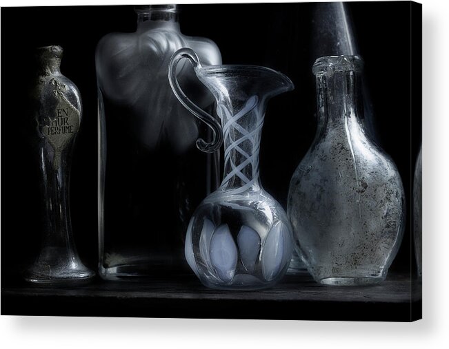 Bottle Acrylic Print featuring the photograph Vintage Bottles 2 by Mike Eingle