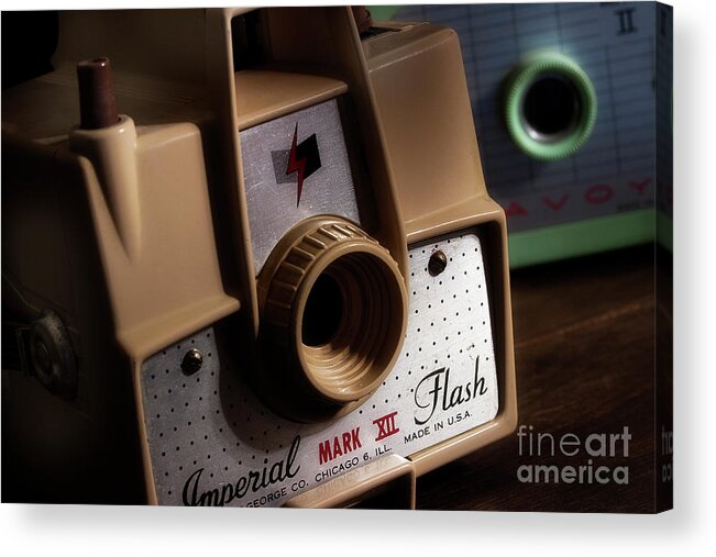 Vintage Cameras Acrylic Print featuring the photograph Vintage Imperial by Mike Eingle