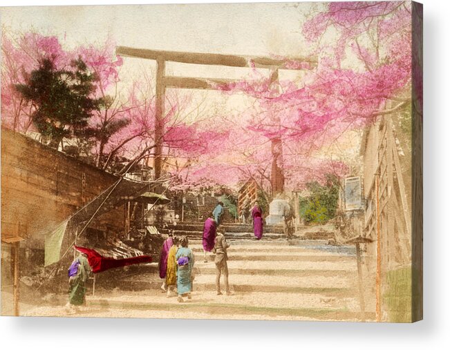 Archival Acrylic Print featuring the painting Vintage Japanese Art 25 by Hawaiian Legacy Archive - Printscapes