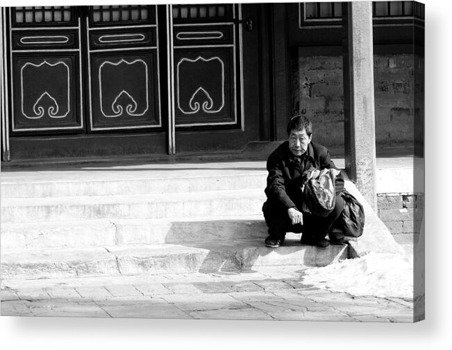 China Acrylic Print featuring the photograph Waiting by Sebastian Musial