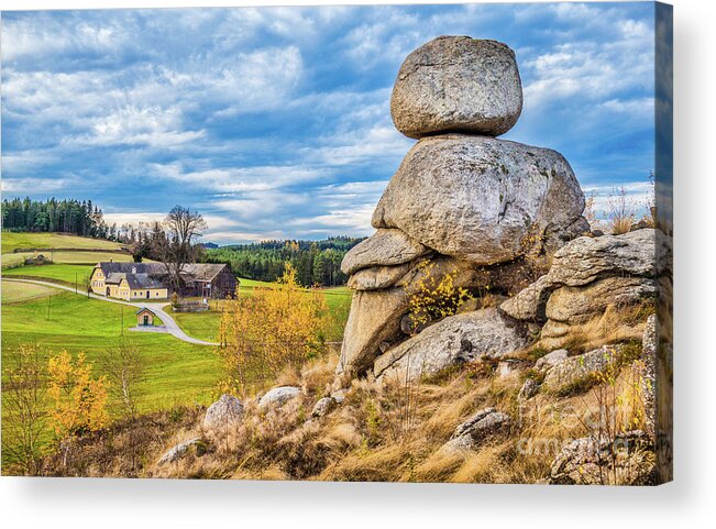 Agriculture Acrylic Print featuring the photograph Waldviertel by JR Photography