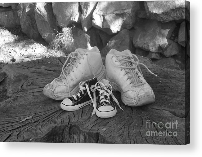 Shoes Acrylic Print featuring the photograph Walking In My Shoes by Scott Parker