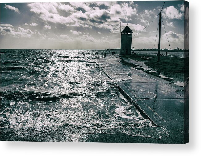 Water Acrylic Print featuring the photograph Water Rising by Martin Newman