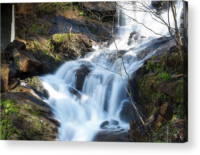 Waterfall Acrylic Print featuring the photograph Waterfall by Lindsey Weimer