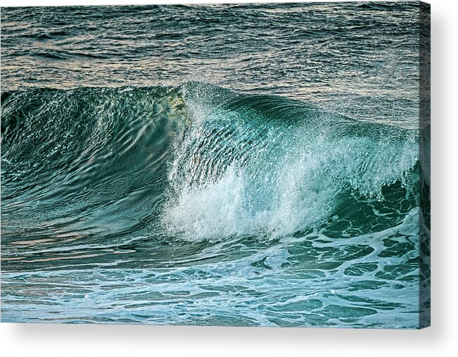 Wave Acrylic Print featuring the photograph Wave Break by Catherine Reading