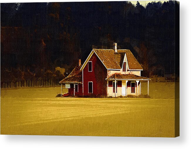 House Acrylic Print featuring the photograph Wee House by Monte Arnold