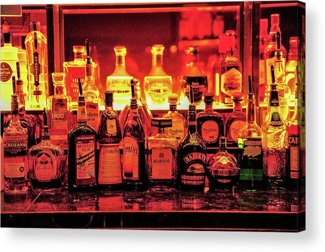 Spirits Acrylic Print featuring the photograph West Wing Bar by Scott Cordell