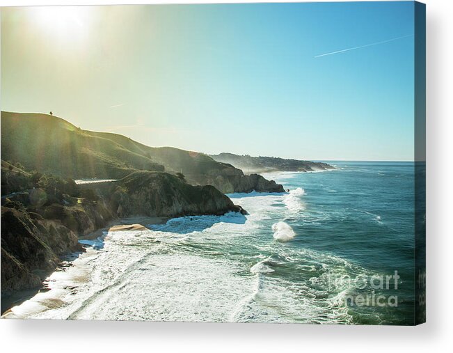Cliff Acrylic Print featuring the photograph Westcoast highway number 1 sunny coast by Amanda Mohler