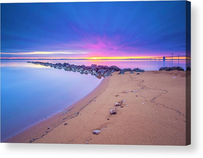 Sunrise Acrylic Print featuring the photograph When it feels like the world's gone mad by Edward Kreis
