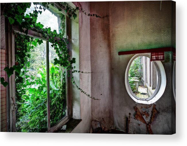 Belgium Acrylic Print featuring the photograph When nature takes over - urban exploration by Dirk Ercken