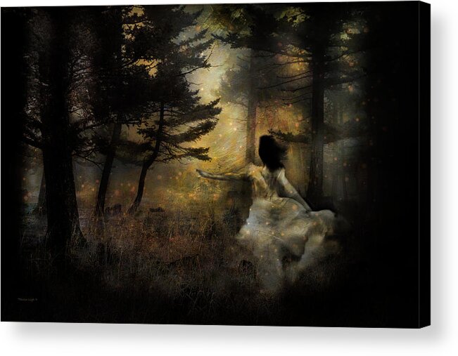 Forest Acrylic Print featuring the photograph When The Forest Calls by Theresa Tahara