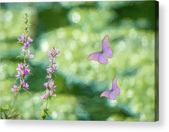 Green Acrylic Print featuring the photograph Whimsical by Cathy Kovarik