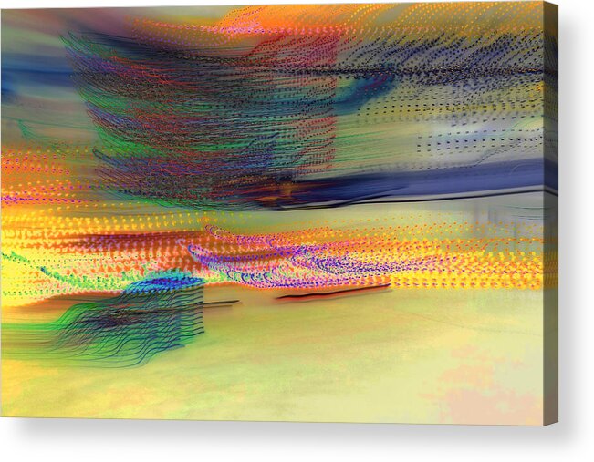 Abstract Acrylic Print featuring the photograph Whirlwind by Don Zawadiwsky