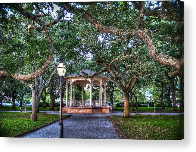 Scenic Acrylic Print featuring the photograph White Point Gardens by Deborah Klubertanz