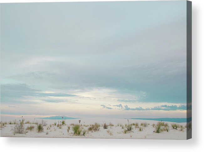 White Sands New Mexico Acrylic Print featuring the photograph White Sands National Park by Amanda Rimmer