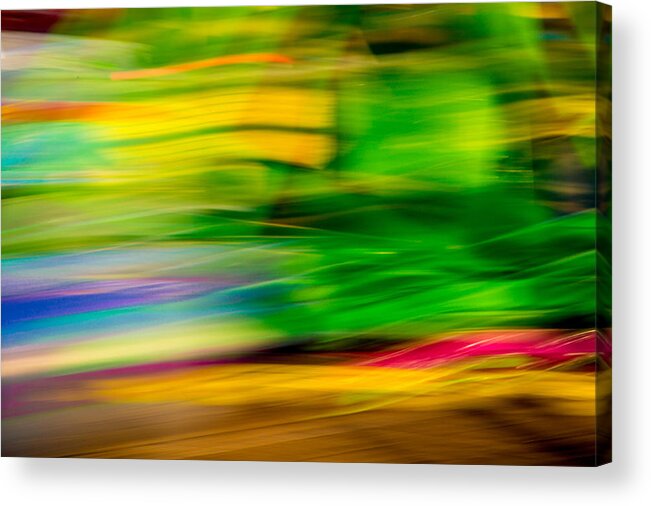 Abstract Acrylic Print featuring the photograph Whoosh by Garry Loss