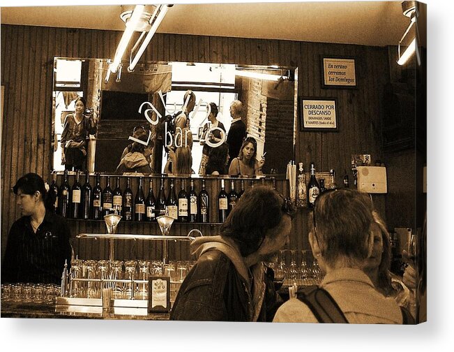 Pub Acrylic Print featuring the photograph Who's Watching by HweeYen Ong