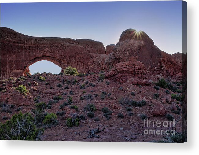 Utah Landscape Acrylic Print featuring the photograph Will there be any Stars in my Crown by Jim Garrison
