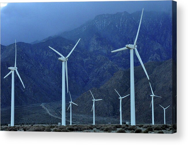 Wind Power Acrylic Print featuring the photograph Wind Power by Diane Lent