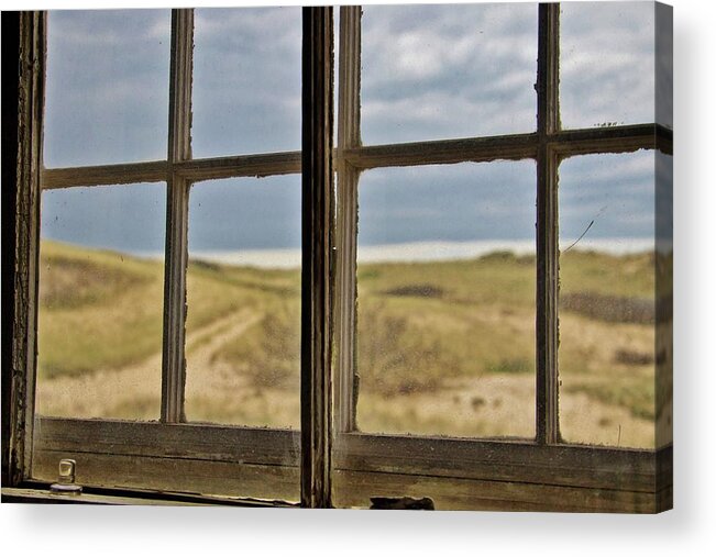 Cape Cod Acrylic Print featuring the photograph Window Ocean Path by Marisa Geraghty Photography