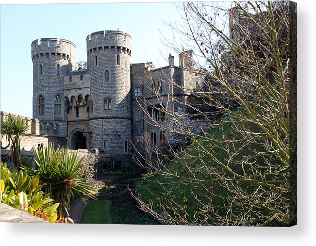 Windsor Caste Acrylic Print featuring the photograph Windsor Castle, London, UK by Gerry Schneider
