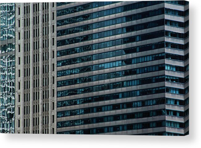 Landscape Acrylic Print featuring the photograph Windy City Perspective II by Michael Nowotny