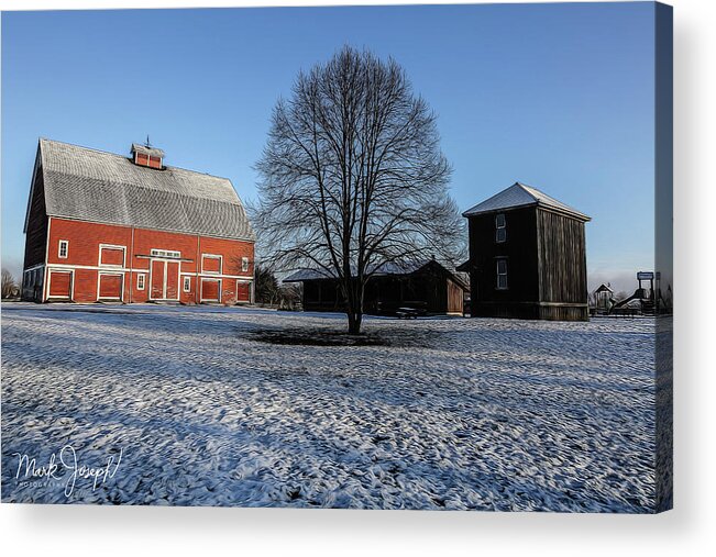 Winter Acrylic Print featuring the photograph Winter at Hovander by Mark Joseph