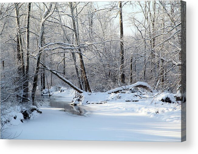 Snow Acrylic Print featuring the photograph Winter End by Robert Och
