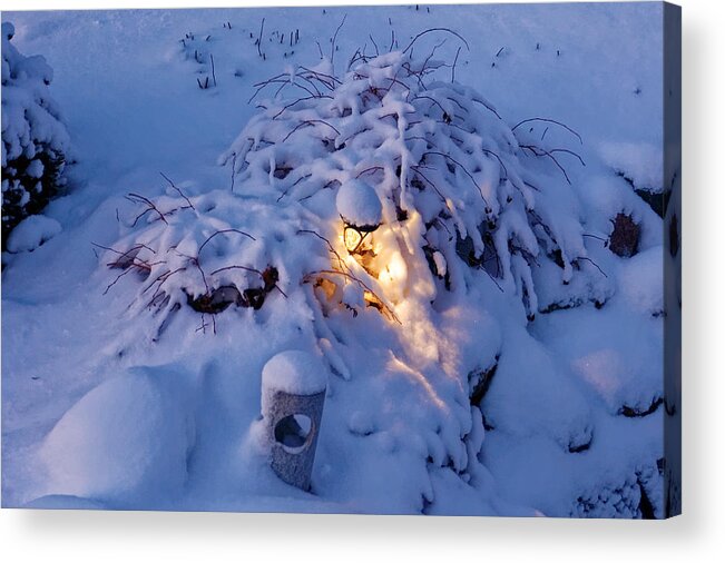 Light Acrylic Print featuring the photograph Winter light by Peter Ponzio