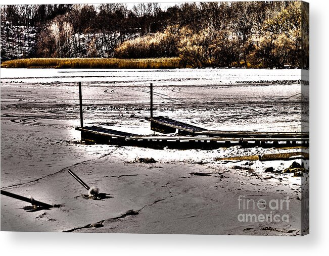 Winter Acrylic Print featuring the photograph Winter on the Bay by William Norton