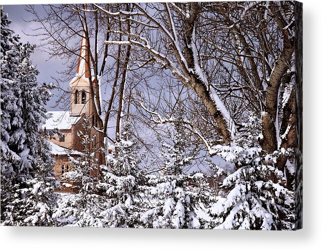 Dexter Acrylic Print featuring the photograph Winters Peace by Jill Love